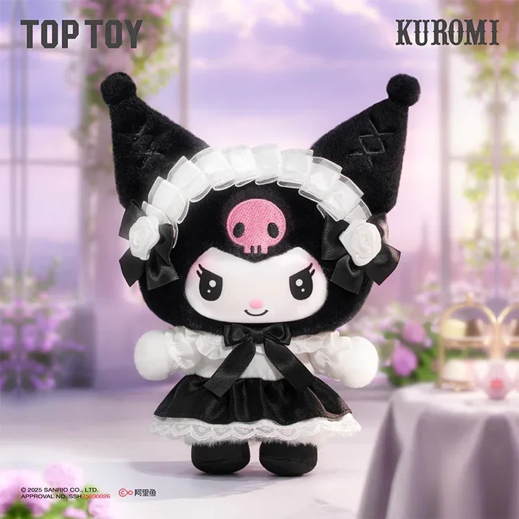 My Melody & Kuromi - Vinyl Plush Keychains 15cm - Angel Garden Series - Blind Box - 1 Unidade